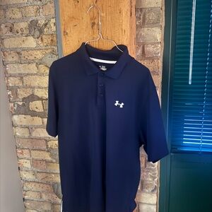 Under Armour Dark Blue Polo with Logo